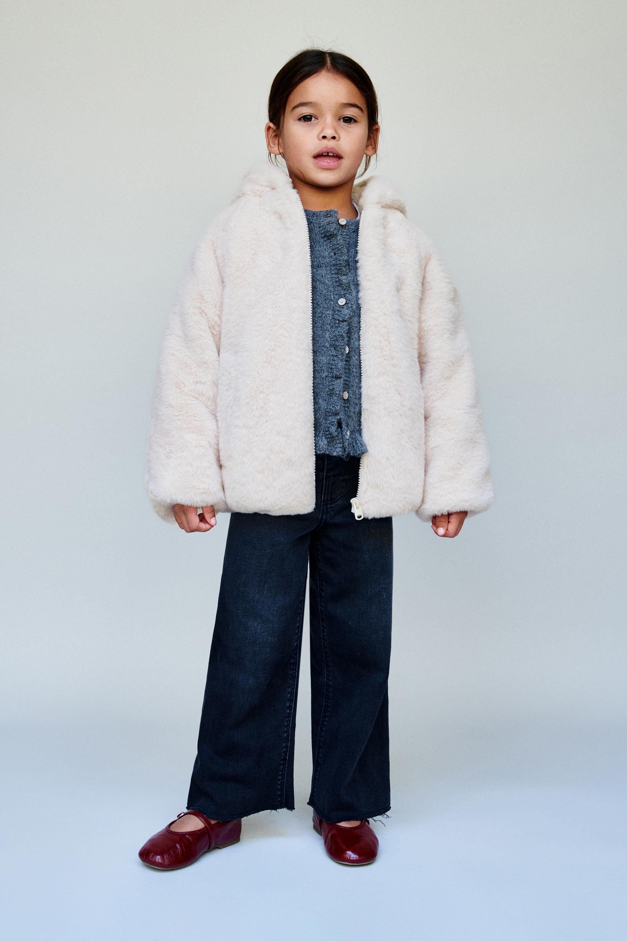 FAUX FUR HOODIE JACKET